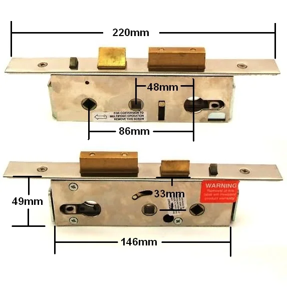 St Helens Glass - Zenith Staybrite Door Lock